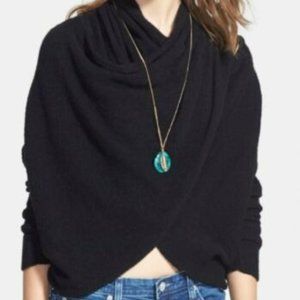 Soft and cozy wrap sweater by Free People - size M